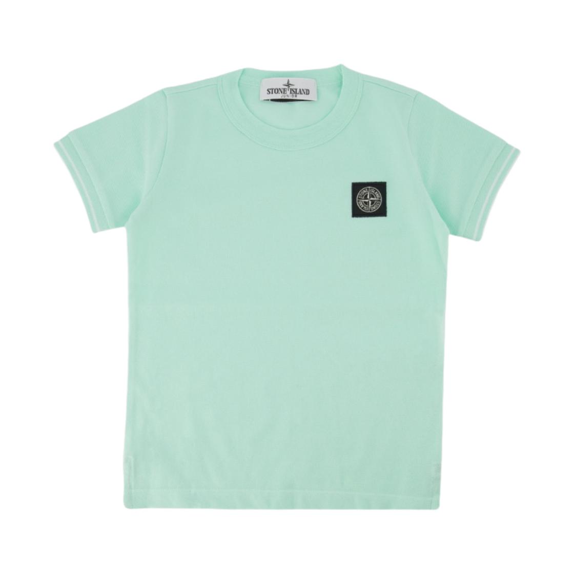(키즈) 스톤 아일랜드 20748 티셔츠 아쿠아 - 23SS((Kids) Stone Island 20748 T-Shirt Aqua - 23SS) - 1