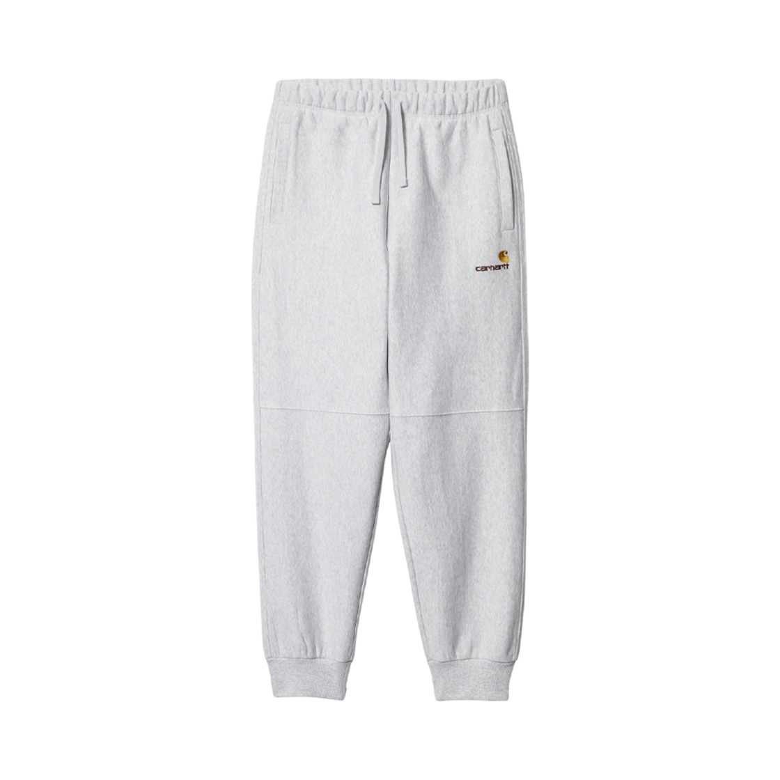 I027042-482-XX Carhartt WIP American Script Jogging Pants Ash Heather