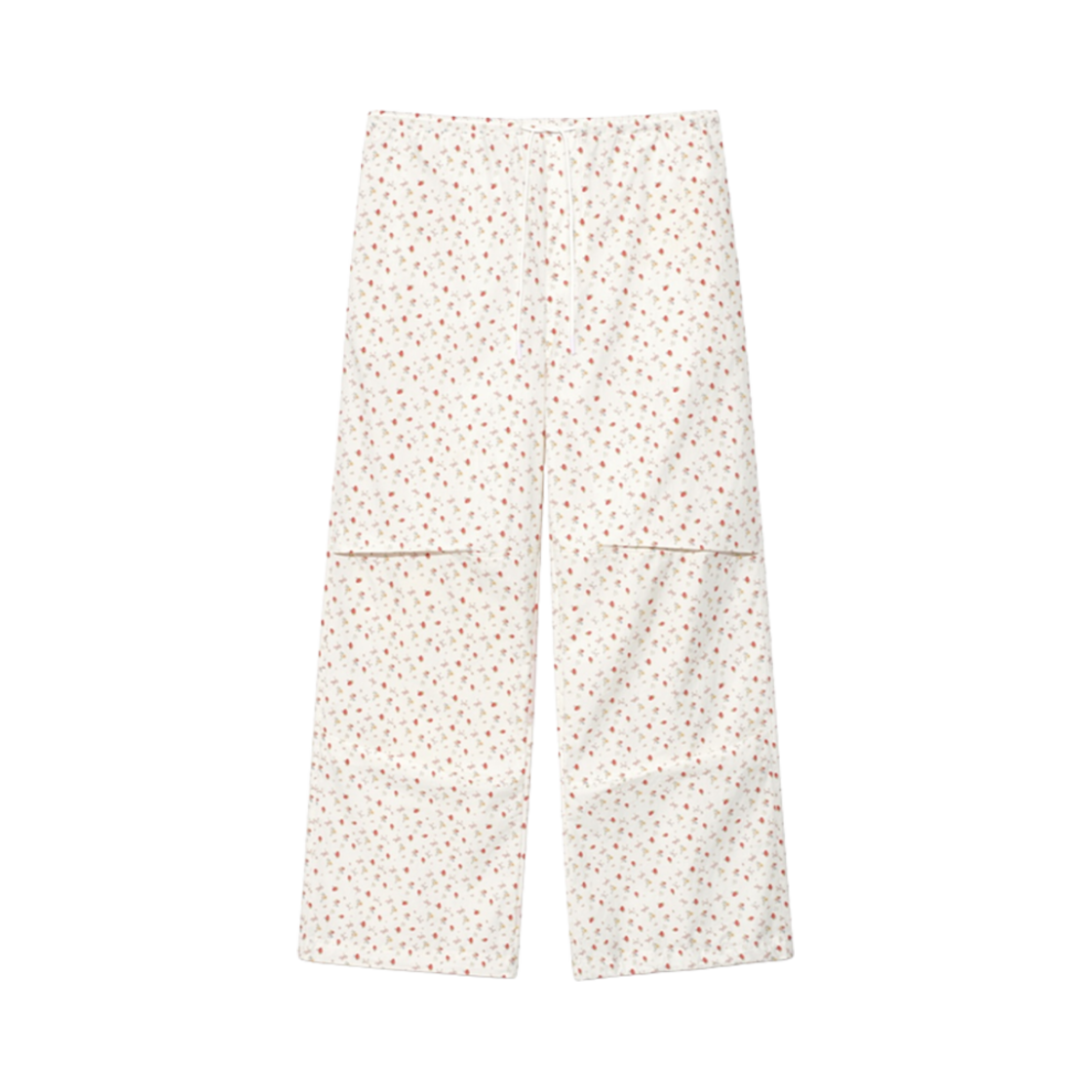 - (W) Glowny x Simihaze Summer Time Parachute Pants Strawberry Bow
