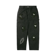 Thisisneverthat x Grateful Dead Lightening Double Knee Pant Off Black