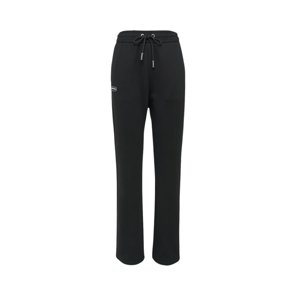 (W) 듀베티카 소스티라 사이드 로고 슬릿 트레이닝 팬츠 블랙((W) Duvetica Sostila Side Logo Slit Training Pants Black)