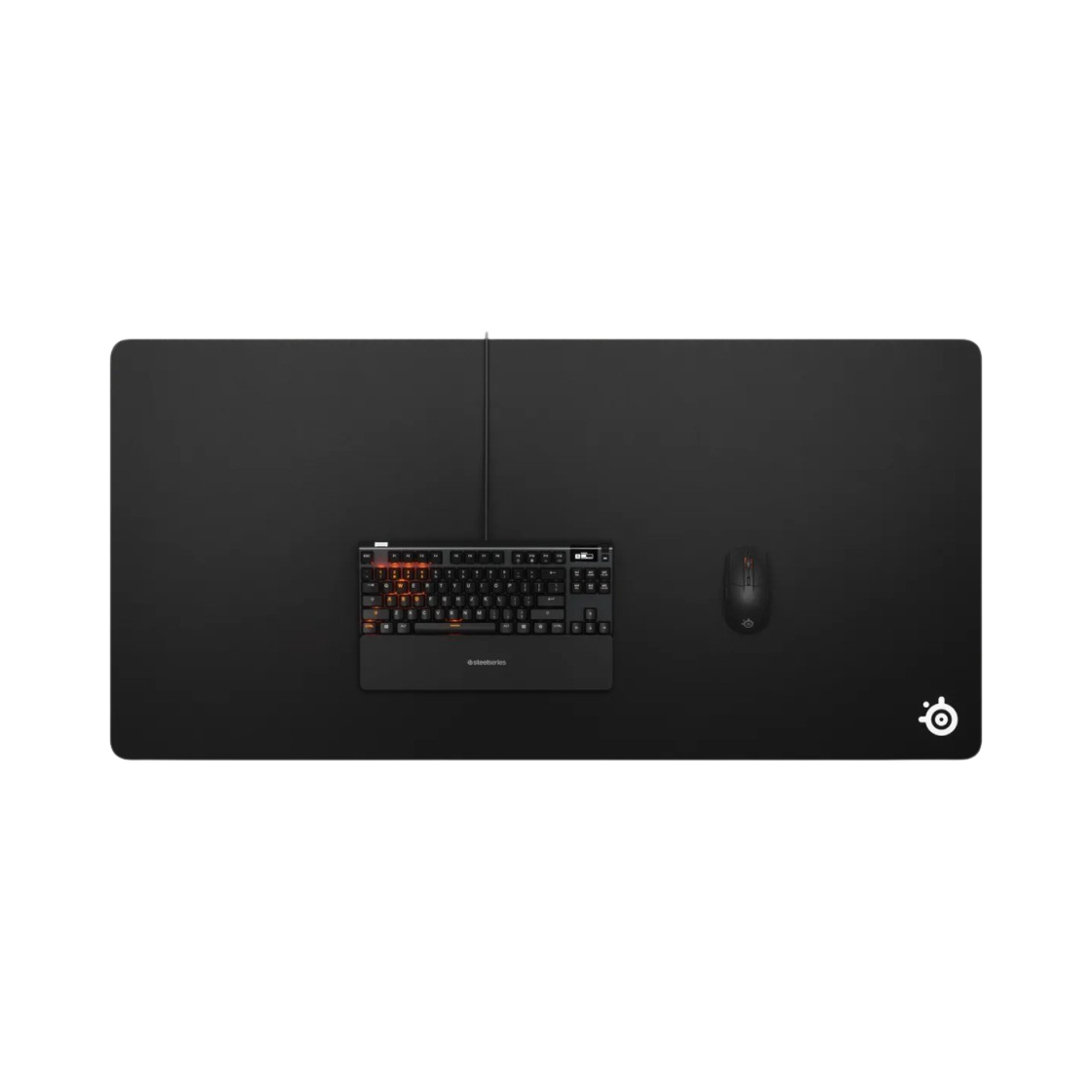 스틸시리즈 QcK 마우스 패드 (3XL) 블랙 (국내 정식 발매 제품)(Steelseries QcK Mouse Pad (3XL) Black (Korean Ver.)) - 1