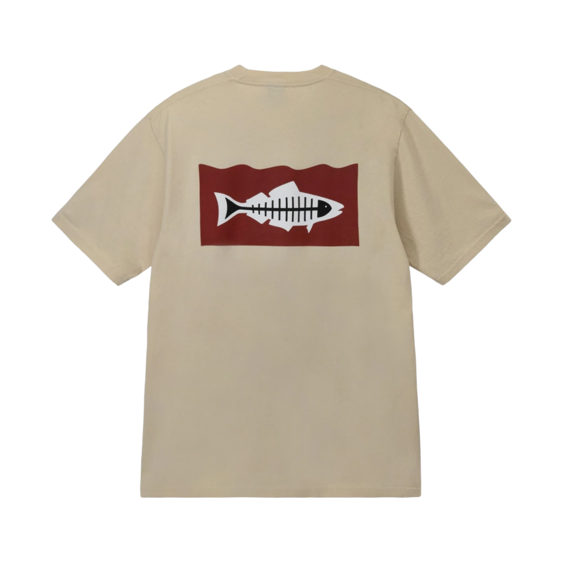 스투시 x 힐 더 베이 피그먼트 다이드 티셔츠 베이지