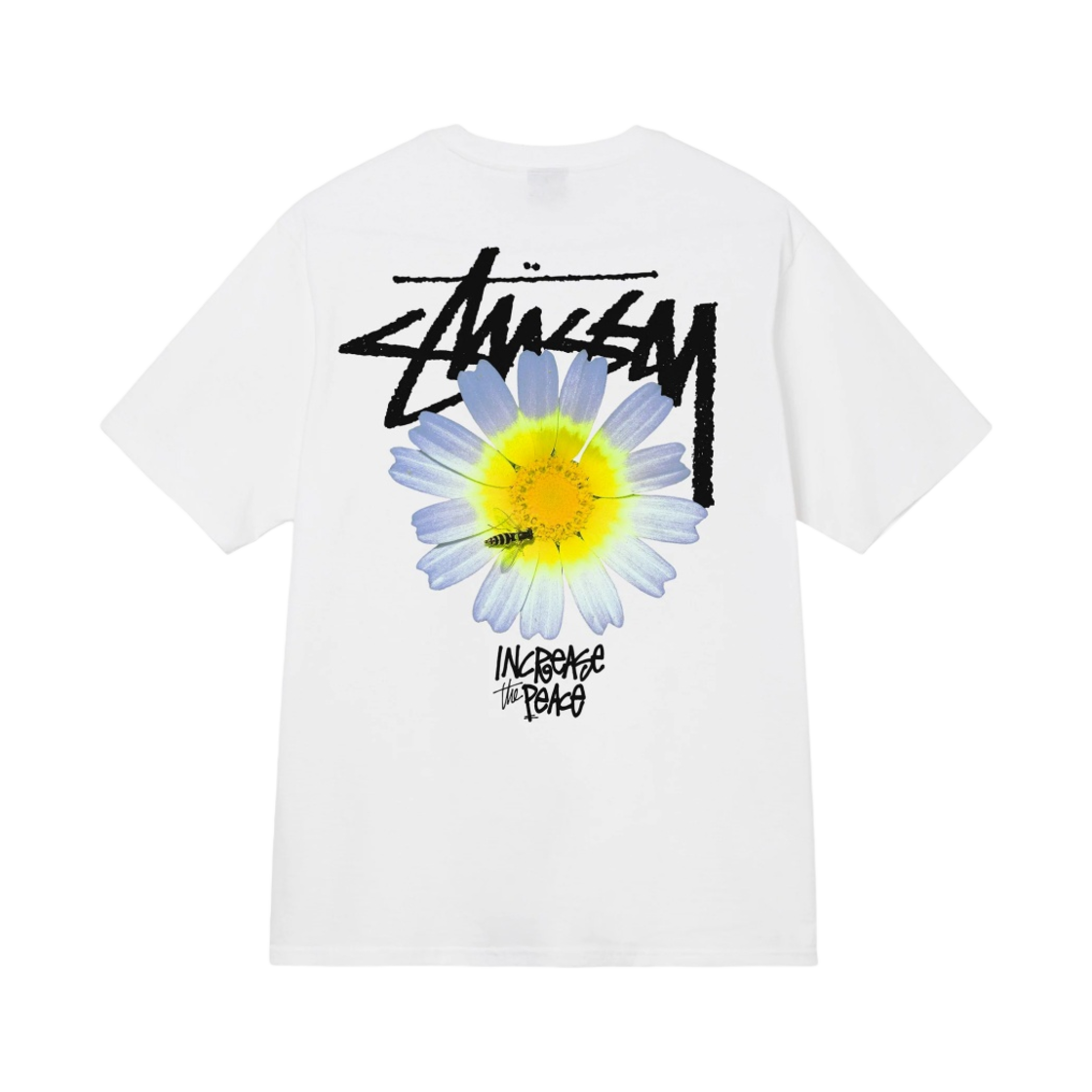 스투시 ITP 플라워 티셔츠 화이트