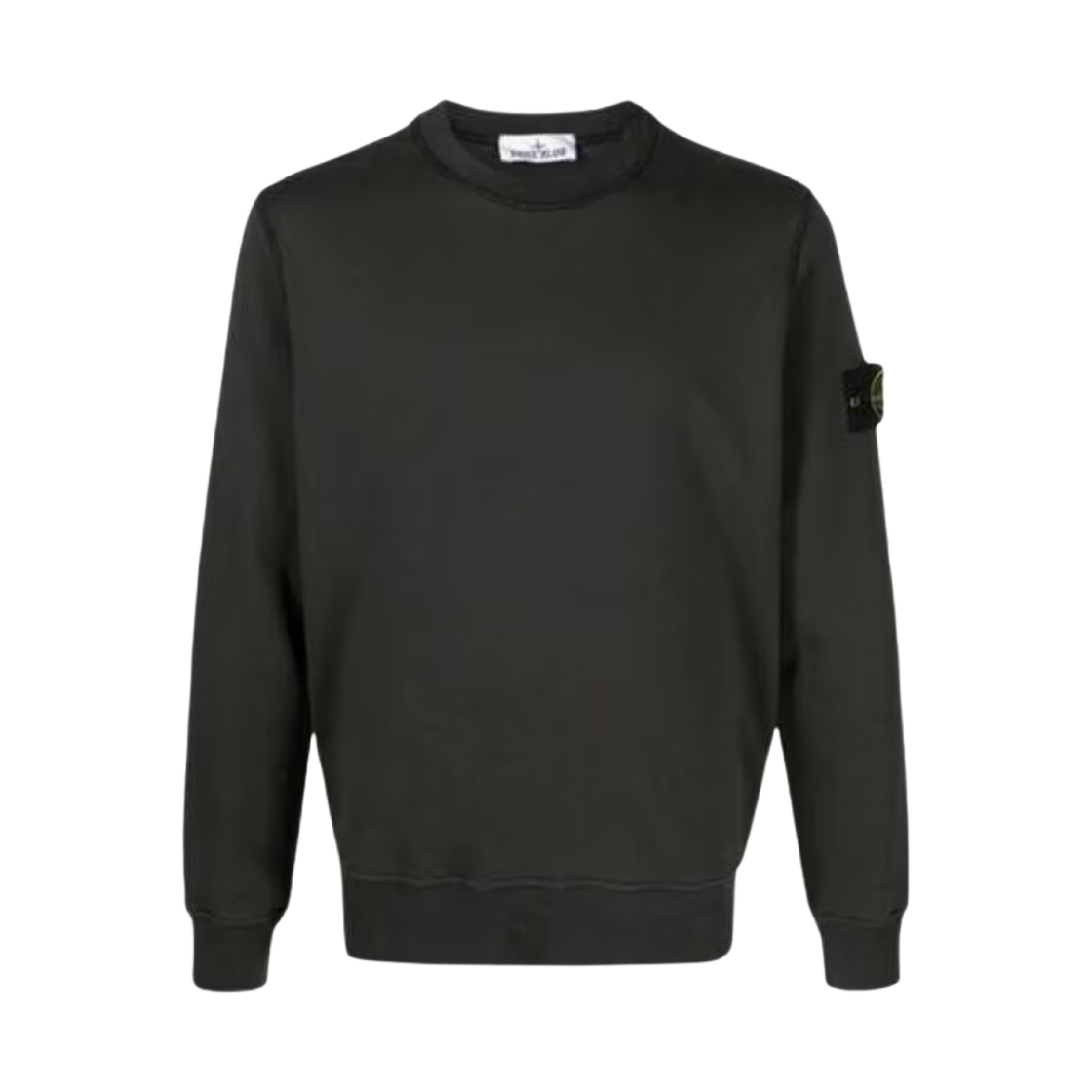 801563051-V0065 Stone Island 63051 Cotton Fleece Garment Dyed Sweatshirt Steel Grey - 24SS