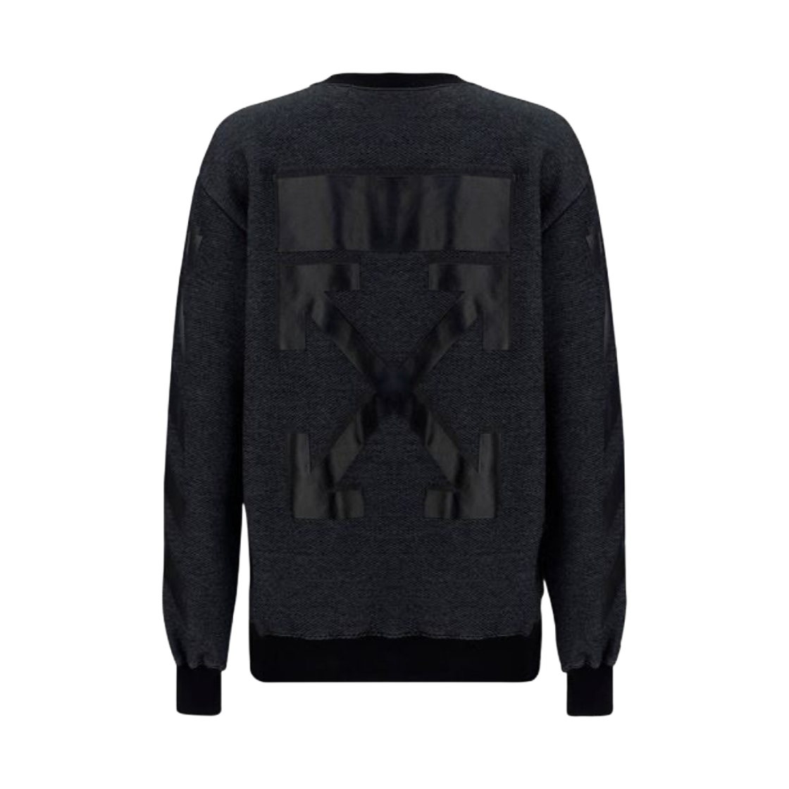 (W) 오프화이트 애로우 스웨트셔츠 다크 그레이