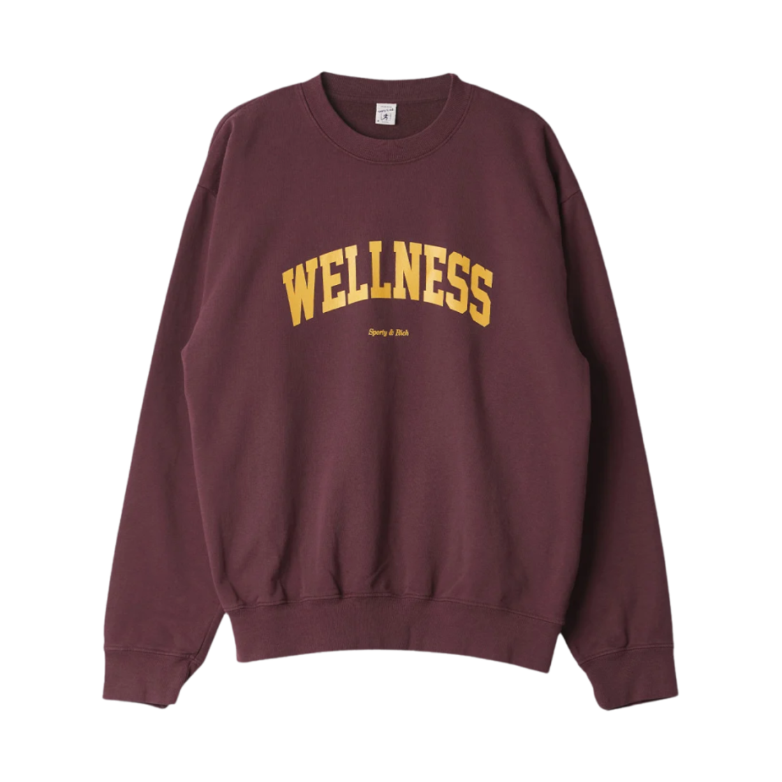 스포티 앤 리치 웰니스 아이비 크루넥 멀롯(Sporty & Rich Wellness Ivy Crewneck Merlot) - 1