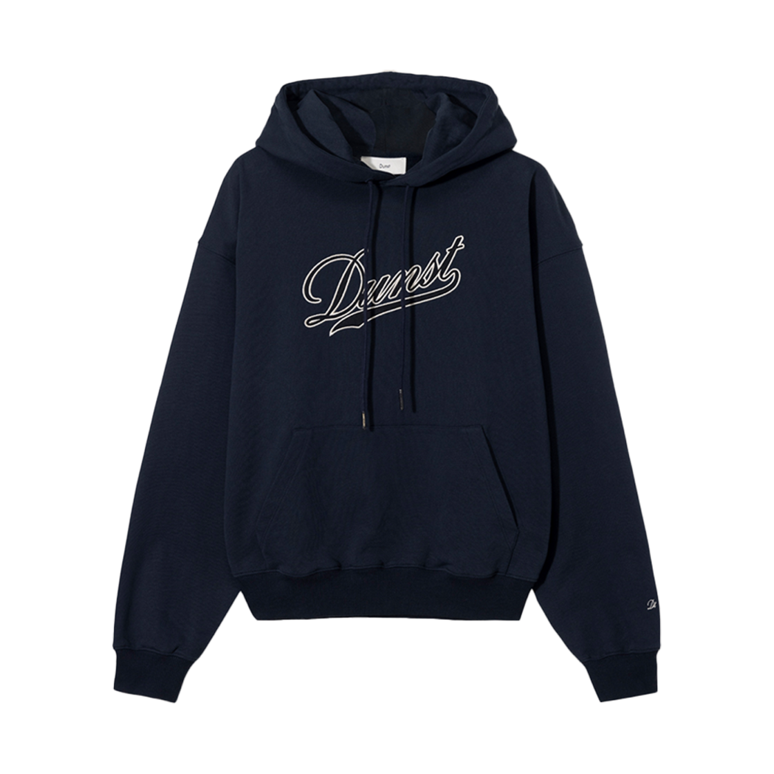 UDTS5A118N2 Dunst Unisex Patched Logo Hoodie French Navy
