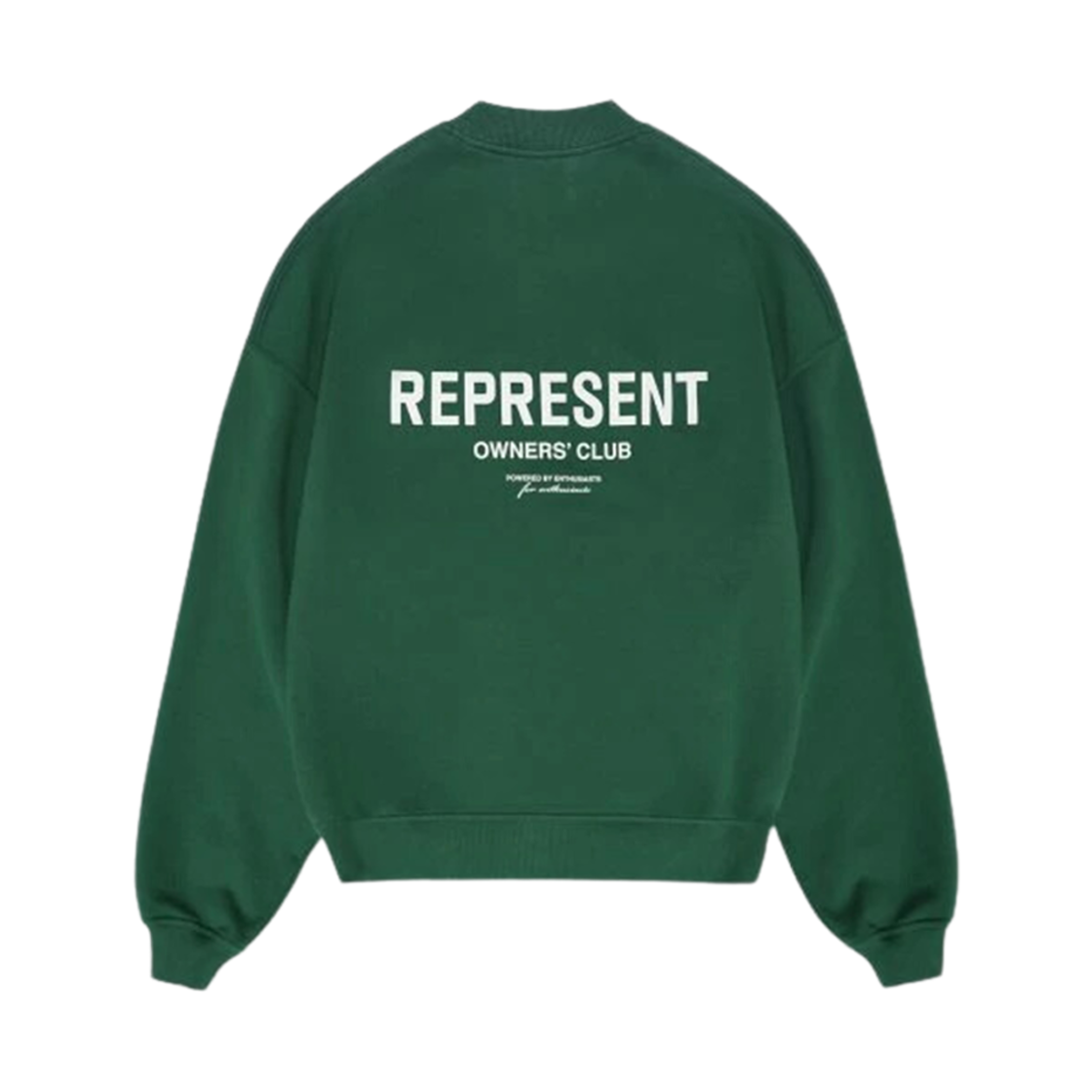 리프레젠트 오너스 클럽 스웨트셔츠 레이싱 그린 화이트(Represent Owners Club Sweatshirt Racing Green White) - 1