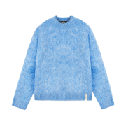 Represent Alpaca Cable Knit Electric Blue - 24FW