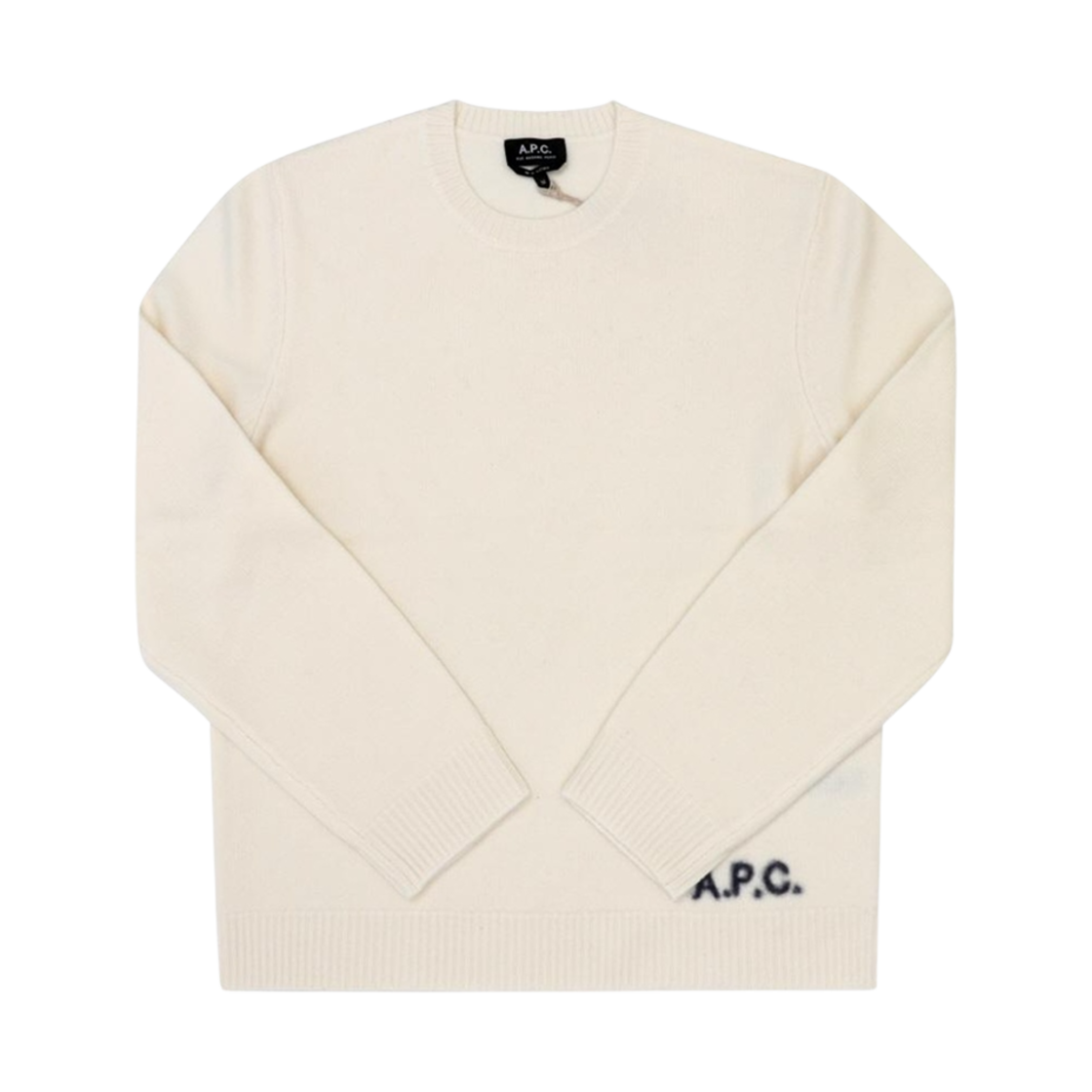 아페쎄 풀 로고 니트 에크루(A.P.C. Pull Logo Knit Ecru) - 1