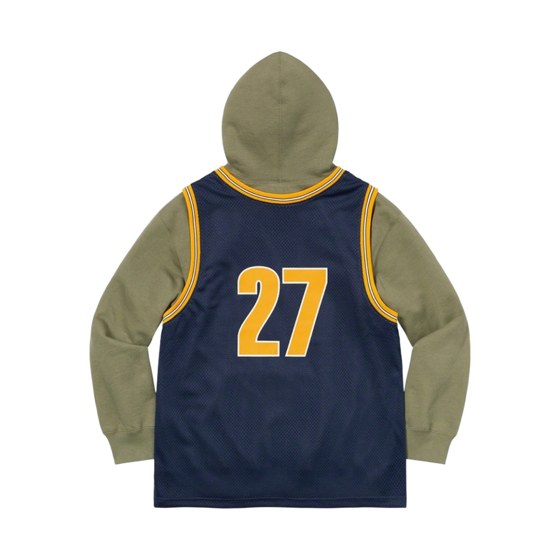 슈프림 베스킷볼 저지 후드 스웨트셔츠 라이트 올리브 - 21SS(Supreme Basketball Jersey Hooded Sweatshirt Light Olive - 21SS) - 2