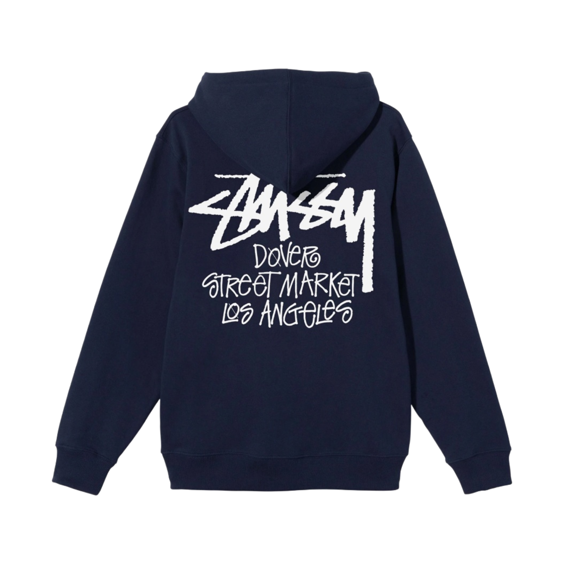 스투시 스탁 도버 스트리트 마켓 LA 후드 네이비 2021(Stussy Stock DSM Los Angeles Hoodie Navy 2021)