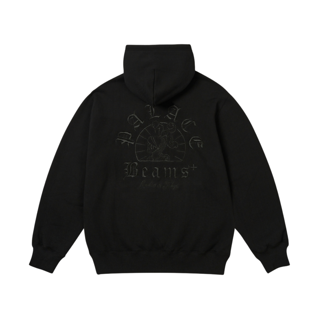 팔라스 x 빔즈 플러스 그래픽 후드 블랙 - 24FW(Palace x Beams Plus Graphic Hood Black - 24FW)
