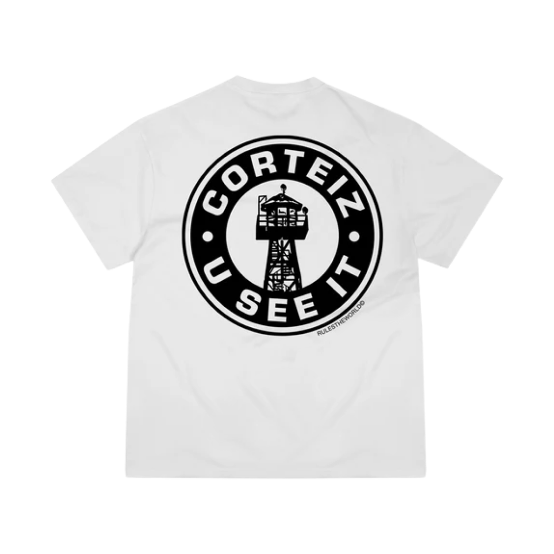 코르테이즈 유 씨 잇 티셔츠 뉴 블랭크 화이트(Corteiz U See It T-Shirt New Blank White)