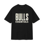 Essentials x NBA Bulls T-Shirt Black - 24FW