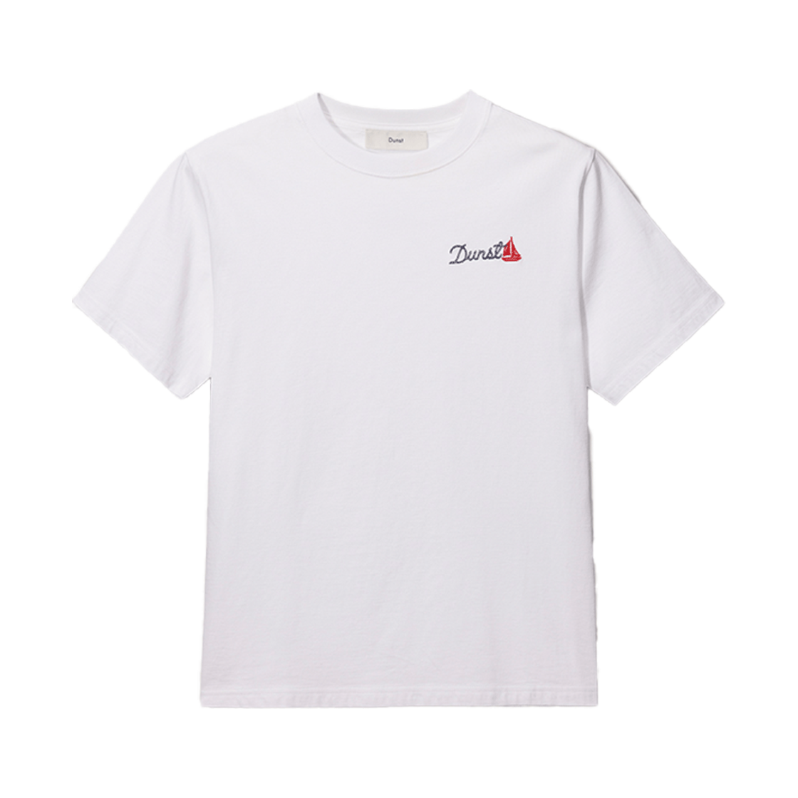 UDTS5B135OW_M_ Dunst Unisex Marine Logo T-Shirt Off White
