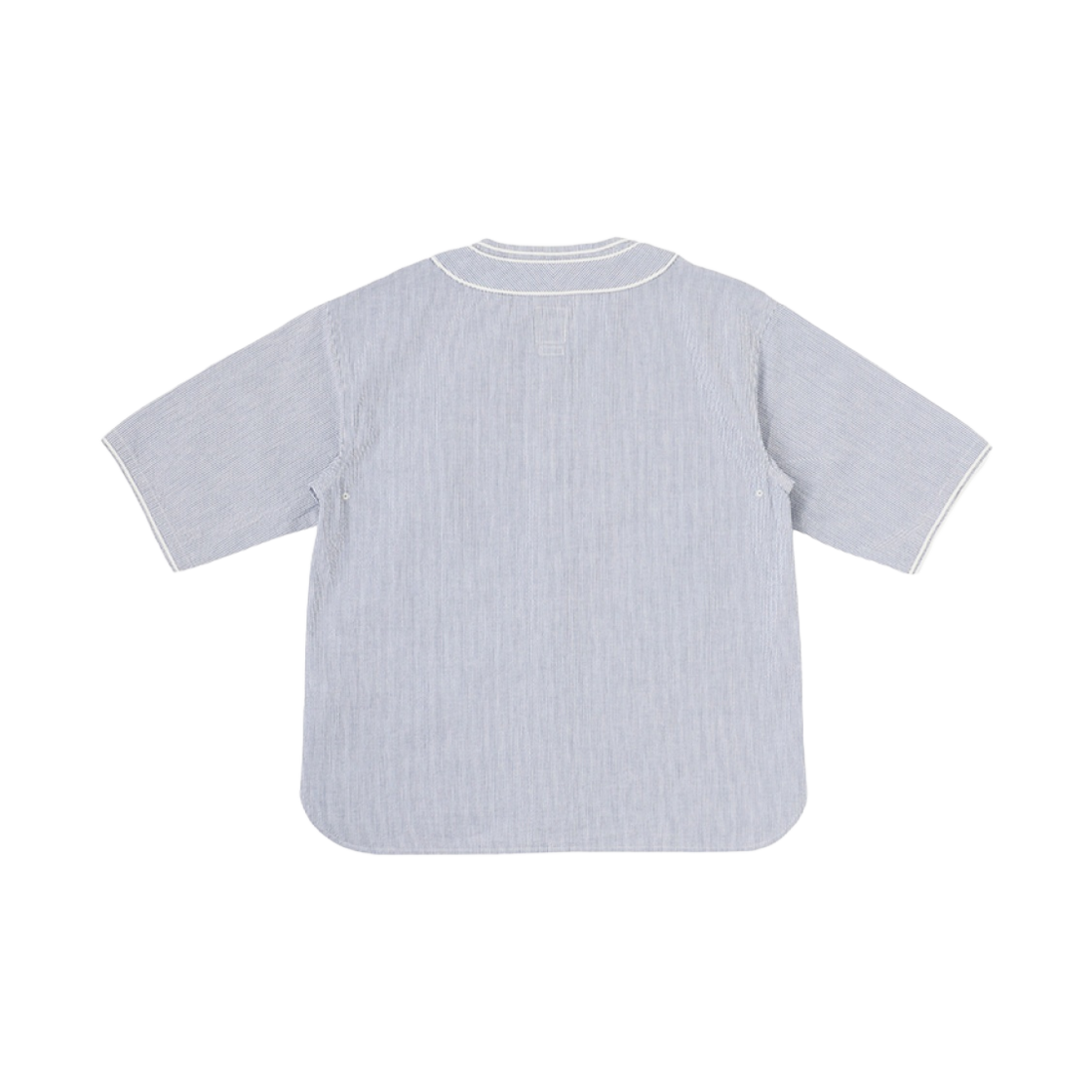 비즈빔 덕아웃 숏슬리브 시어서커 블루 - 23SS(Visvim Dugout S/S Seersucker Blue - 23SS) - 2