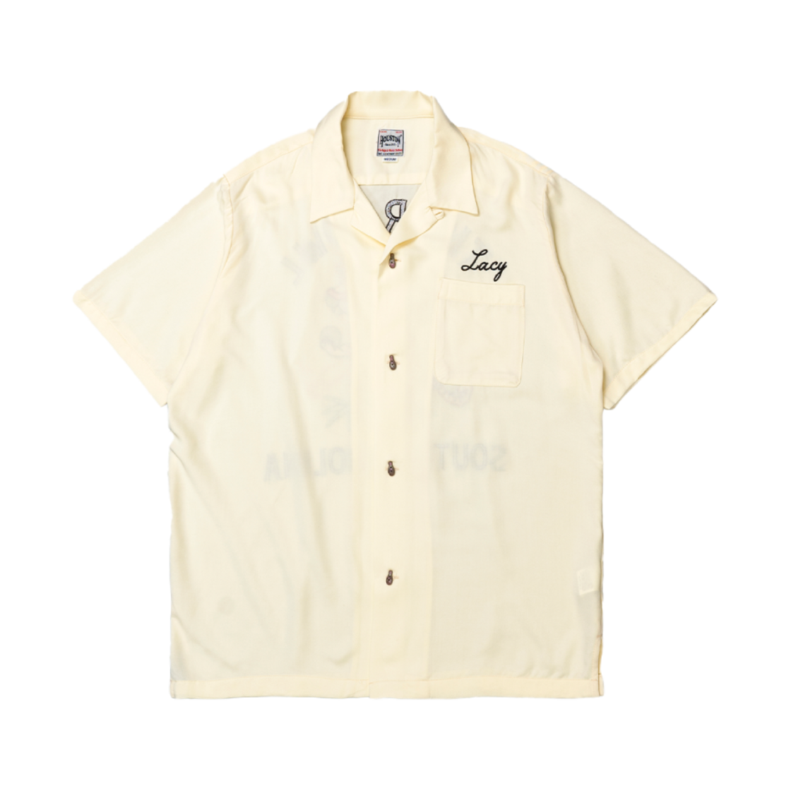 41224CM Houston Japan Bowling Shirt Tiger Bowl Cream 41224 - 대표 이미지 #1