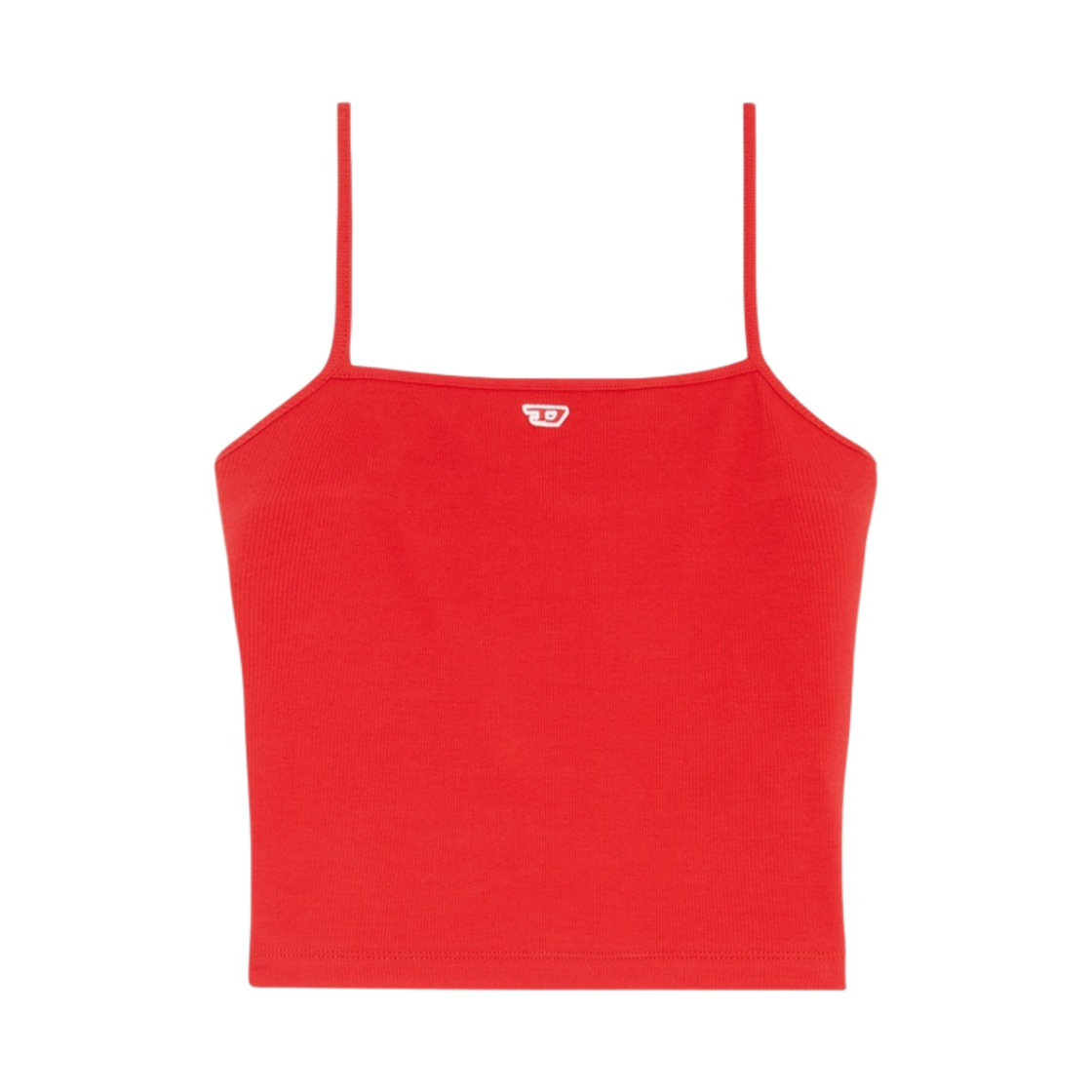 (W) 디젤 T-홉-D 로고 탱크탑 레드((W) Diesel T-Hop-D Logo Tank Top Red) - 1