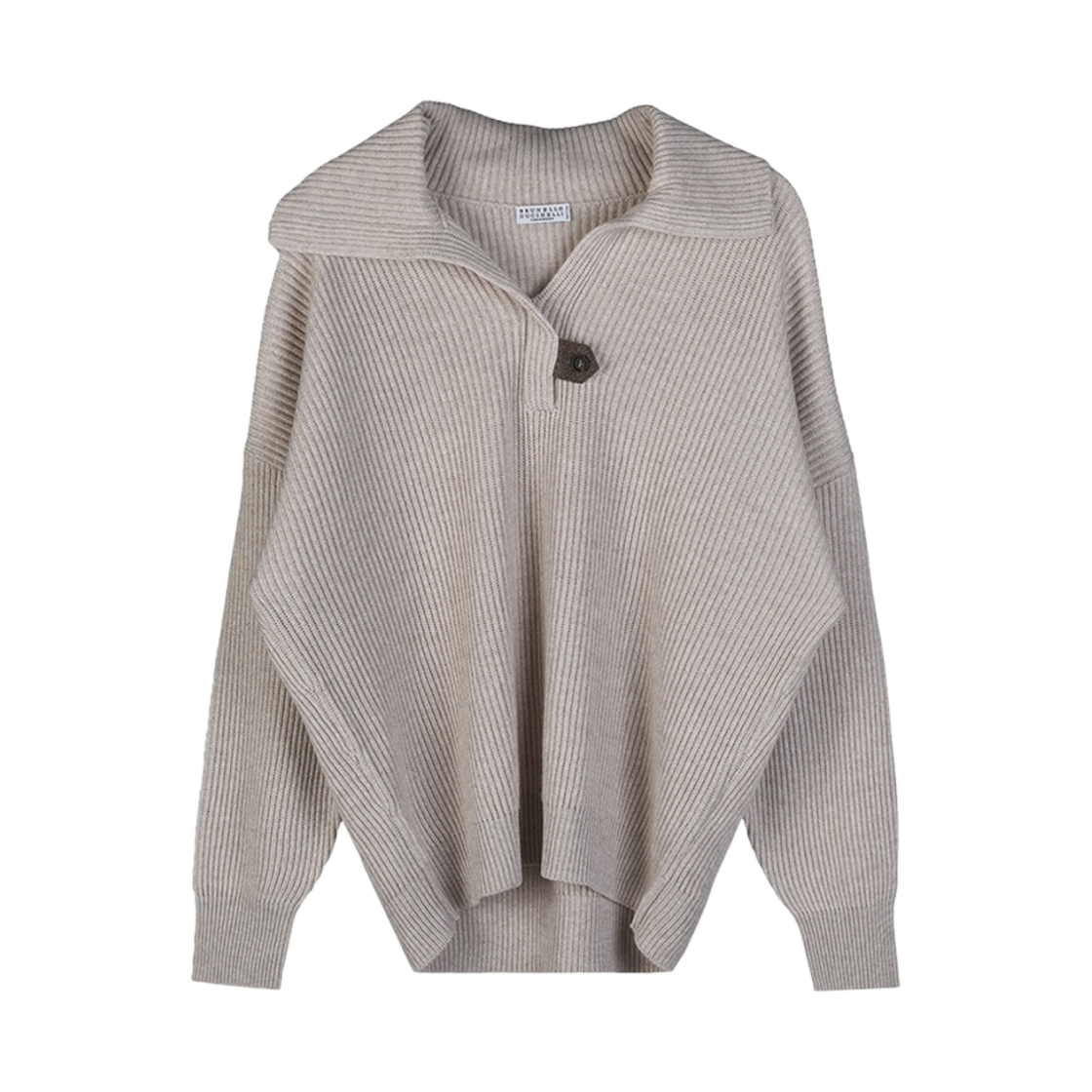 M12775606P-C9276 (W) Brunello Cucinelli Cashmere Knit Beige