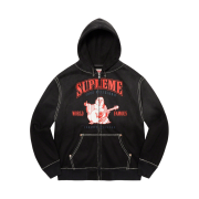 Supreme x True Religion Zip Up Hooded Sweatshirt Black - 21FW