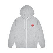 Play Comme des Garcons x Invader Hooded Sweatshirt Grey