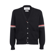 Thom Browne Milano Stitch Armband Cardigan Navy