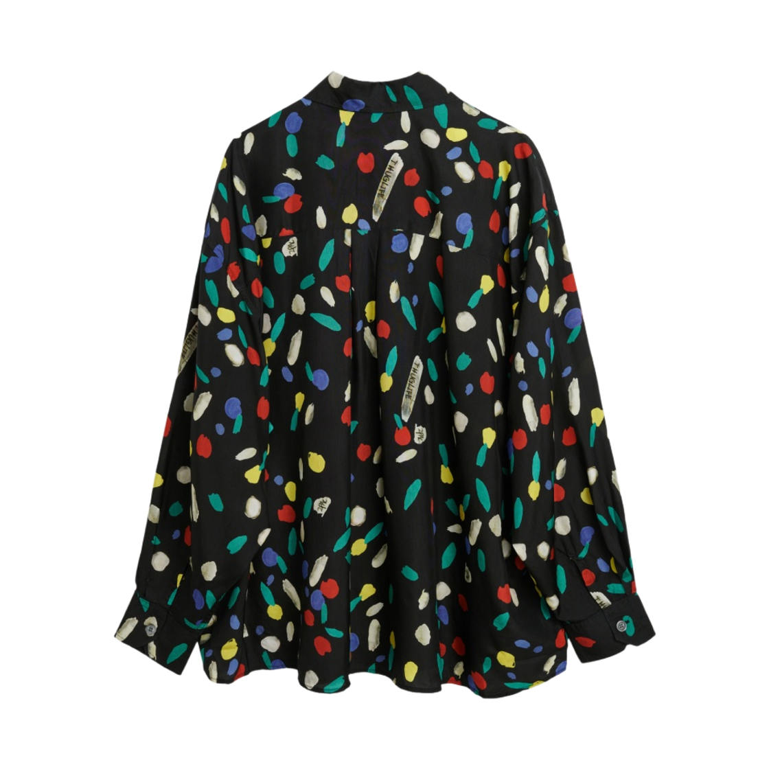 아워레가시 x 데님 티어스 x 투팍 보로우드 큐프로 셔츠 노트북 프린트(Our Legacy x Denim Tears x Tupac Borrowed Cupro Shirt Notebook Print) - 2