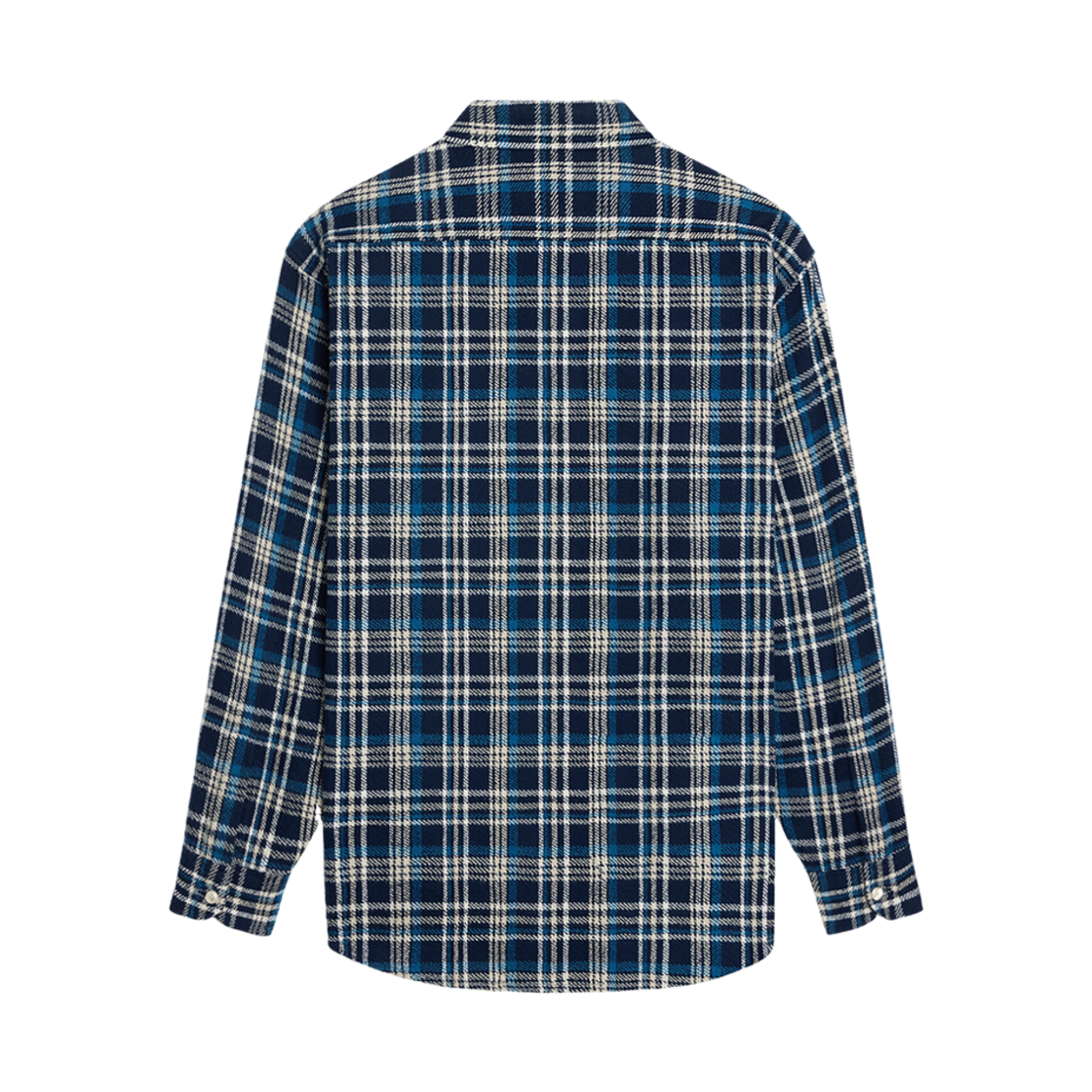 셀린느 체크 코튼 루즈 럼버잭 셔츠 네이비 블루(Celine Loose Lumberjack Shirt in Checked Cotton Navy Blue) - 2