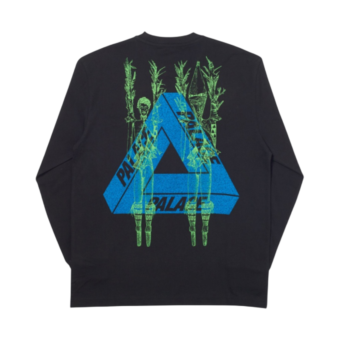 팔라스 페어 오브 히피스 롱슬리브 블랙 - 19FW(Palace Pair Of Hippys Long Sleeve Black - 19FW) - 1