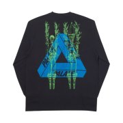 Palace Pair Of Hippys Long Sleeve Black - 19FW