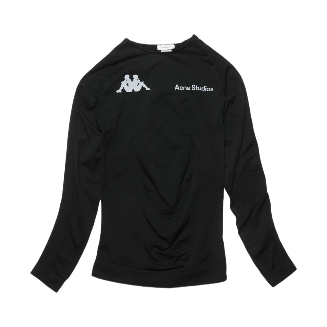 아크네 스튜디오 x 카파 롱슬리브 로고 티셔츠 블랙(Acne Studios x Kappa Long Sleeve Logo T-Shirt Black) - 2