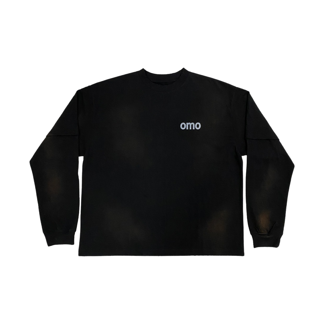 [KREAM 단독] 오엠오 빈티지 레이어드 롱슬리브 블랙([KREAM 단독] OMO Vintage Layered Long Sleeve Black)
