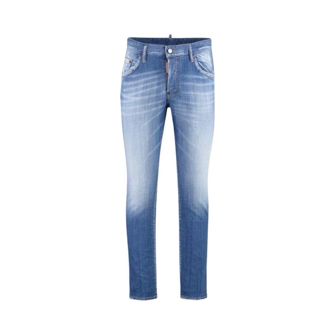 S74LB1276S30342470 Dsquared2 Medium DC Wash Skater Jeans Blue