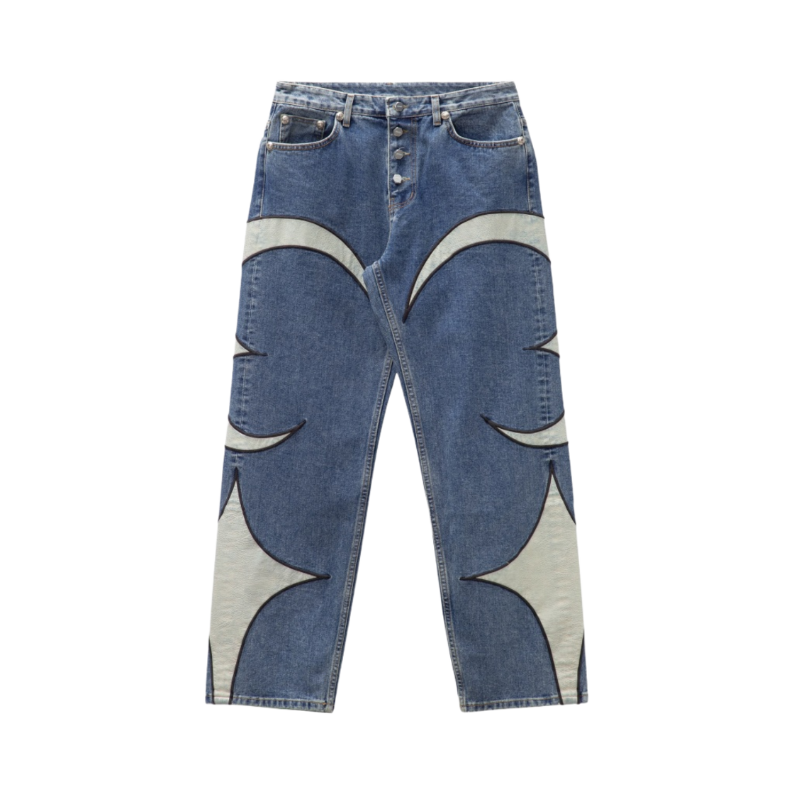 떠그 클럽 레더 워싱 팬츠 데님 - HBX 한정(Thug Club Leather Washing Pants Denim - HBX Exclusive) - 1