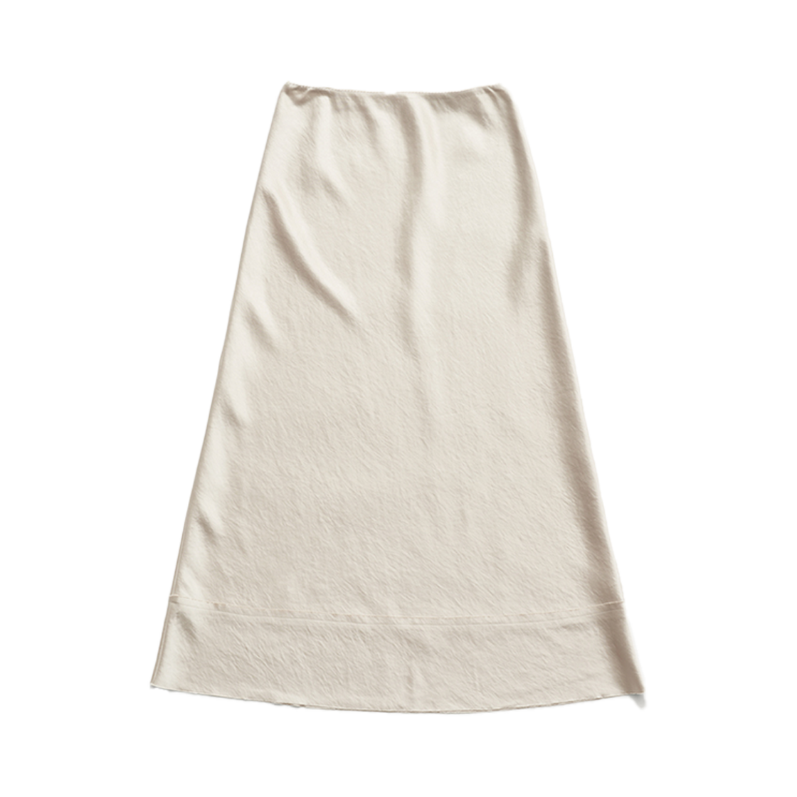 파르벵 리프 새틴 스커트 아이보리(FARVEN Leaf Satine Skirt Ivory)