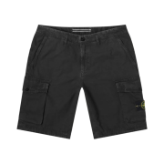 Stone Island L07WA T.CO+OLD Bermuda Shorts Black - 21SS