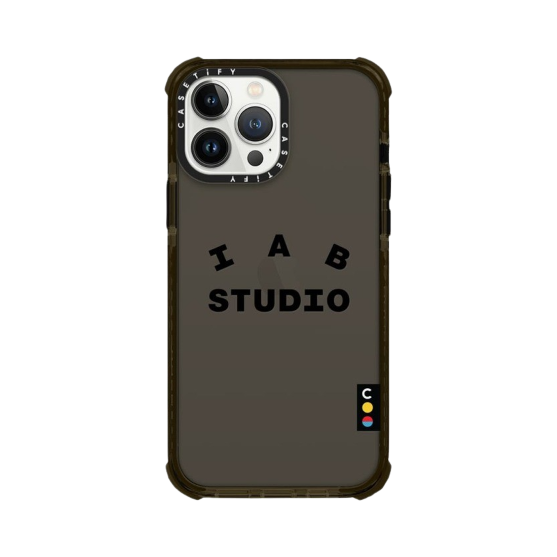 케이스티파이 x 아이앱 스튜디오 아이폰 블랙 로고 울트라 임팩트 범퍼 케이스 블랙(Casetify x IAB Studio iPhone Black Logo Ultra Impact Bumper Case Black) - 2