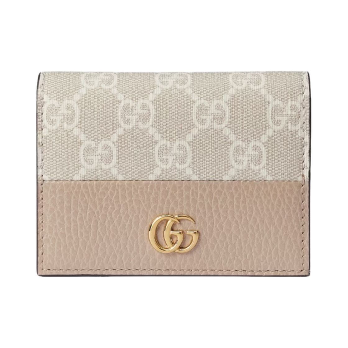 구찌 GG 마몽 카드 케이스 지갑 오트밀 레더 슈프림(Gucci GG Marmont Card Case Wallet Oatmeal Leather Supreme)