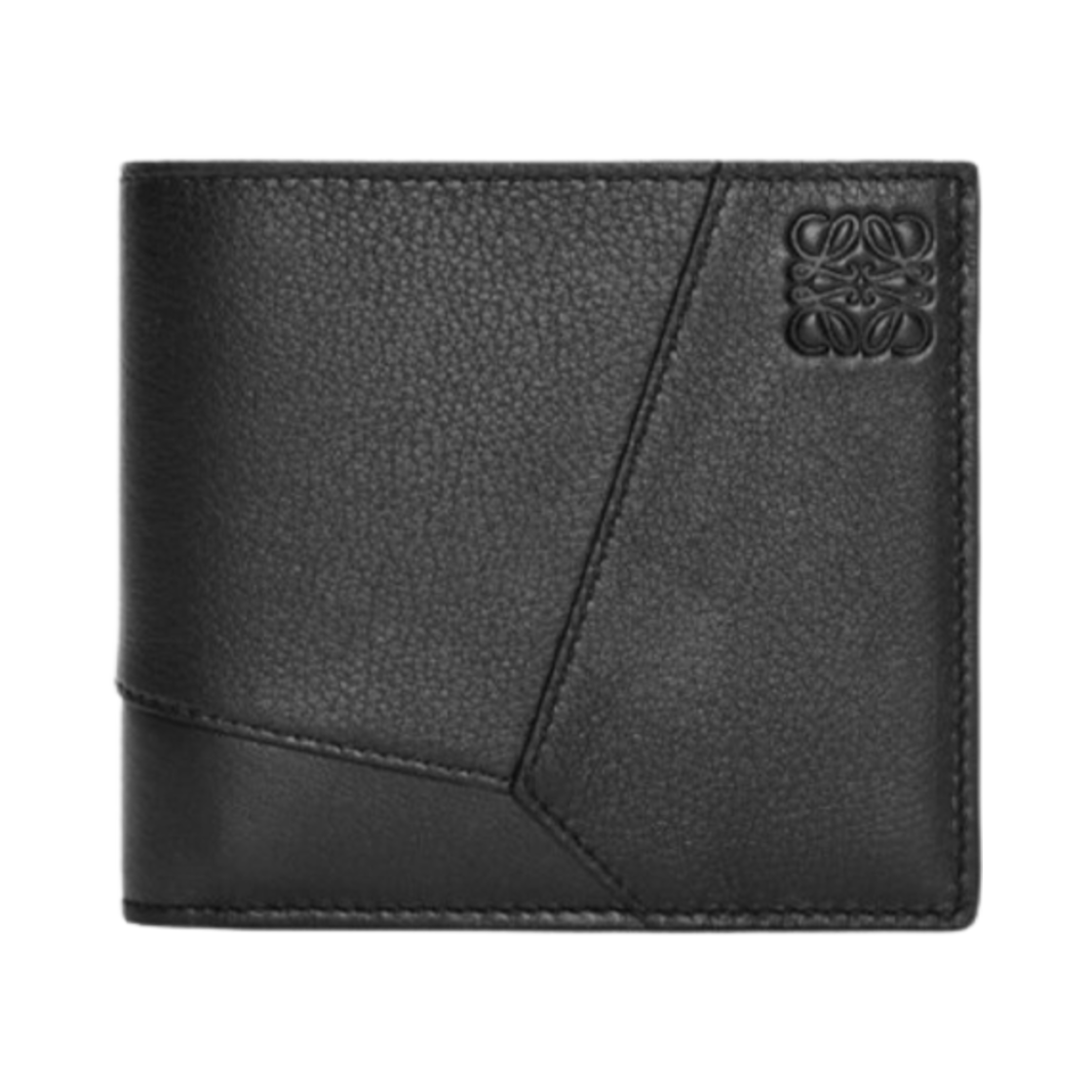 C510302X16-1100 Loewe Puzzle Bifold Wallet in Classic Calfskin Black