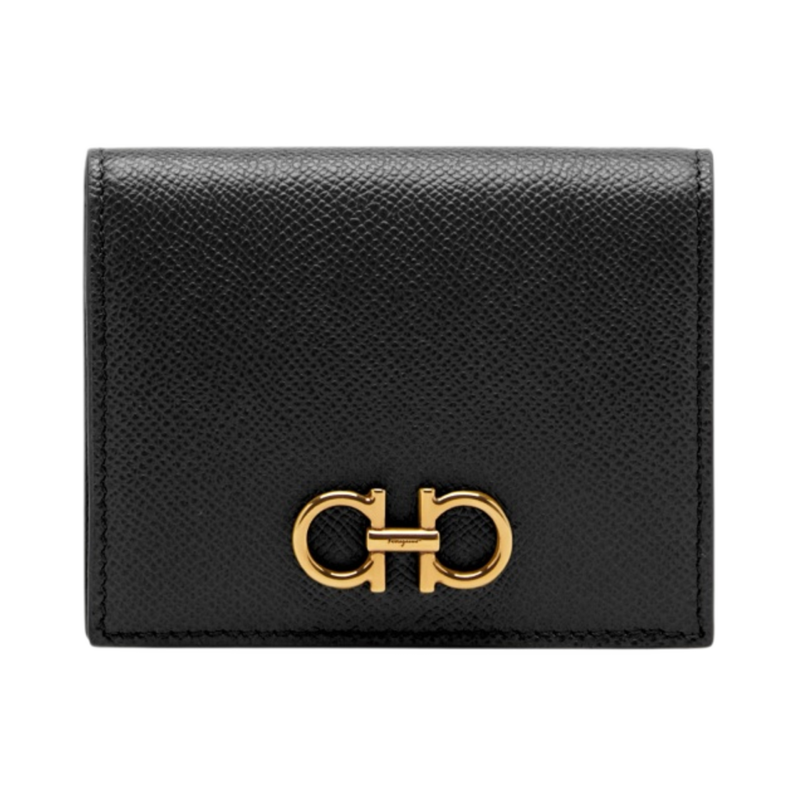 페라가모 간치니 컴팩트 지갑 블랙(Ferragamo Gancini Compact Wallet Black)