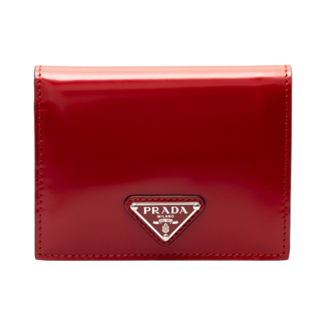프라다 브러쉬드 레더 반지갑 레드(Prada Brushed Leather Wallet Red) - 1