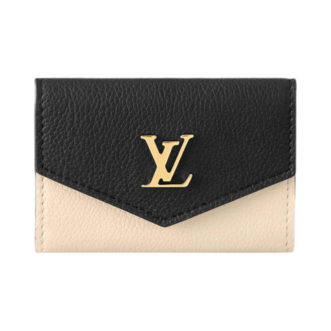 M80984 Louis Vuitton Lockmini Wallet Black Cream