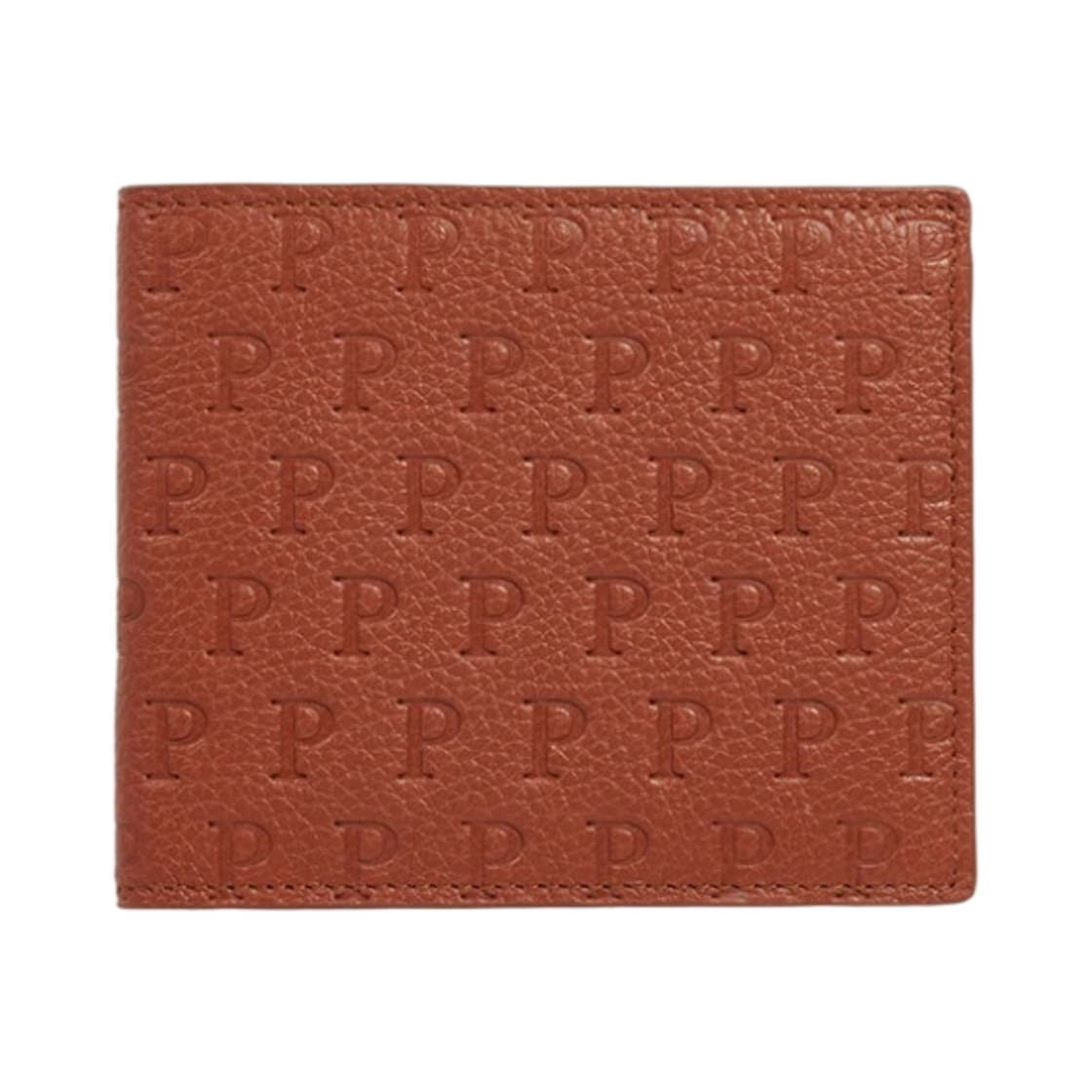 - Palace P Embossed Bill Fold Wallet Brown - 21FW