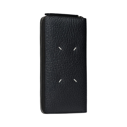 S56UI0110P4455T8013 Maison Margiela Zip Around Long Wallet Black