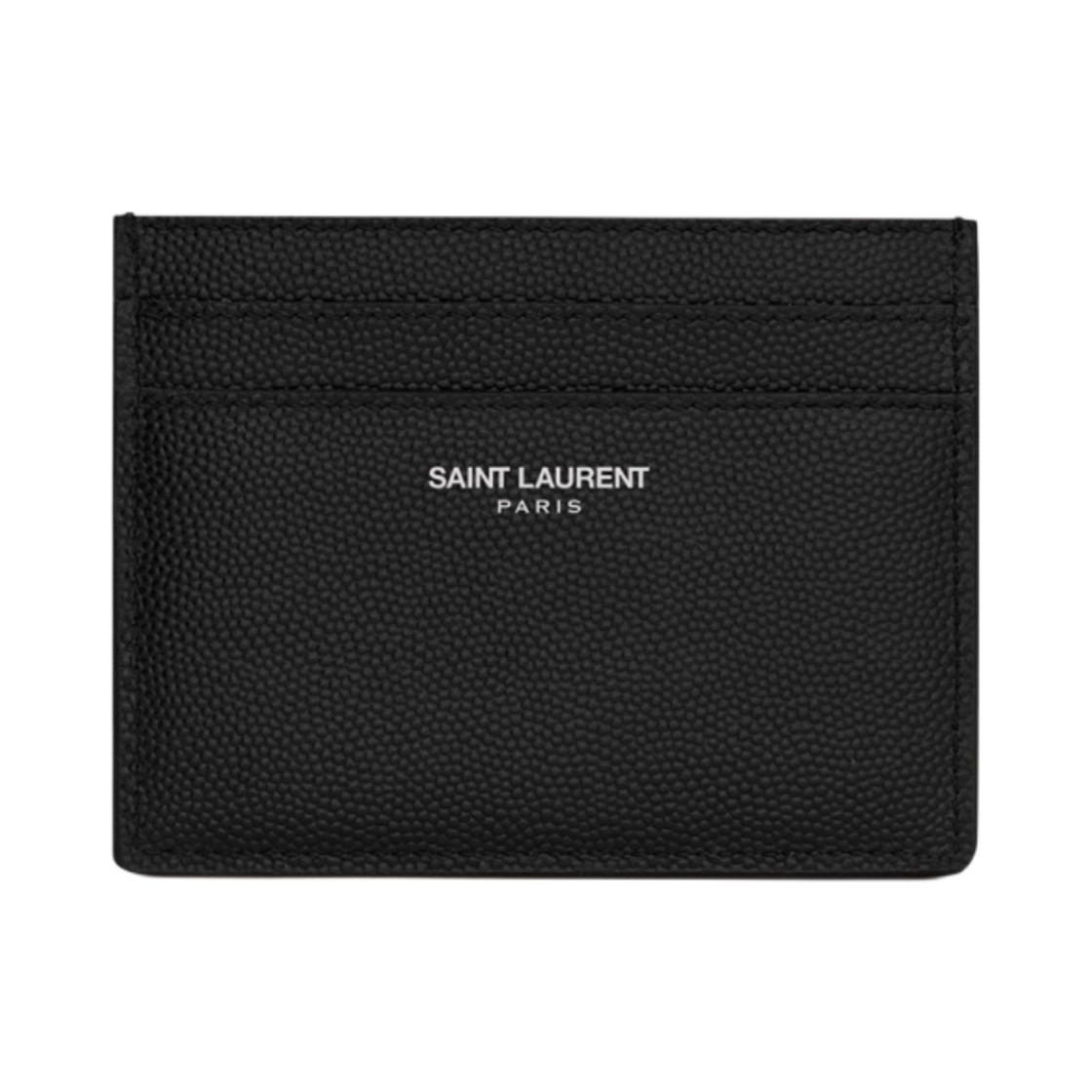 생로랑 그랑 드 뿌드르 엠보스드 레더 파리 카드 케이스 블랙(Saint Laurent Paris Credit Card Case in Grain de Poudre Embossed Leather Black)