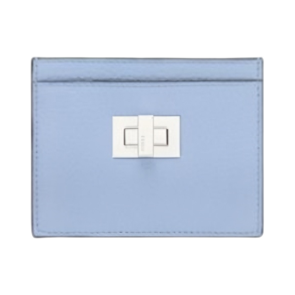 펜디 피카부 셀러리아 레더 비즈니스 카드 홀더 라이트 블루(Fendi Peekaboo Selleria Leather Business Card Holder Light Blue) - 1
