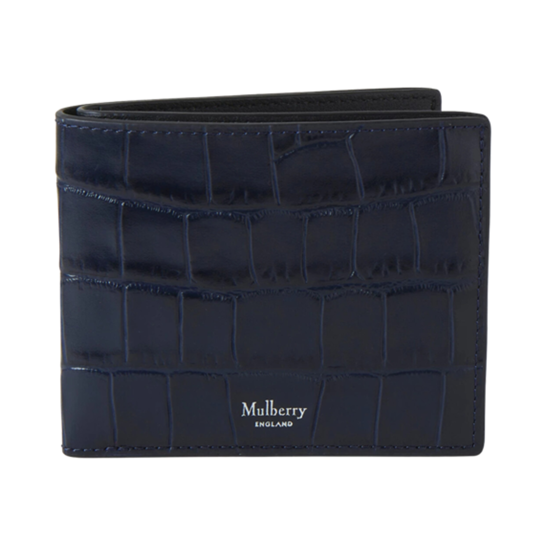 RL8144-638U888 Mulberry 8 Card Wallet Night Sky Matte Small Croc