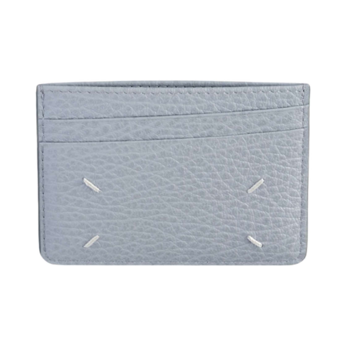 SA1VX0006P4455T6172 Maison Margiela Stitch Card Holder Pale Blue